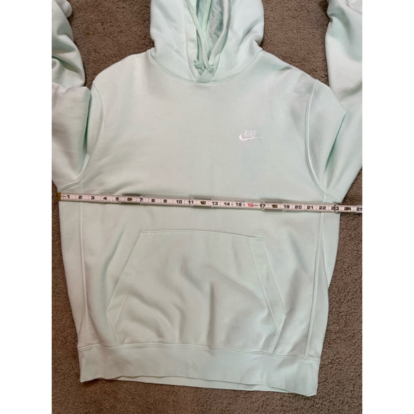 Nike Womens Hoodie Sz Lg Green Embroidered Logo Kangaroo Pocket Outdoor Gorpcore - Picture 7 of 13